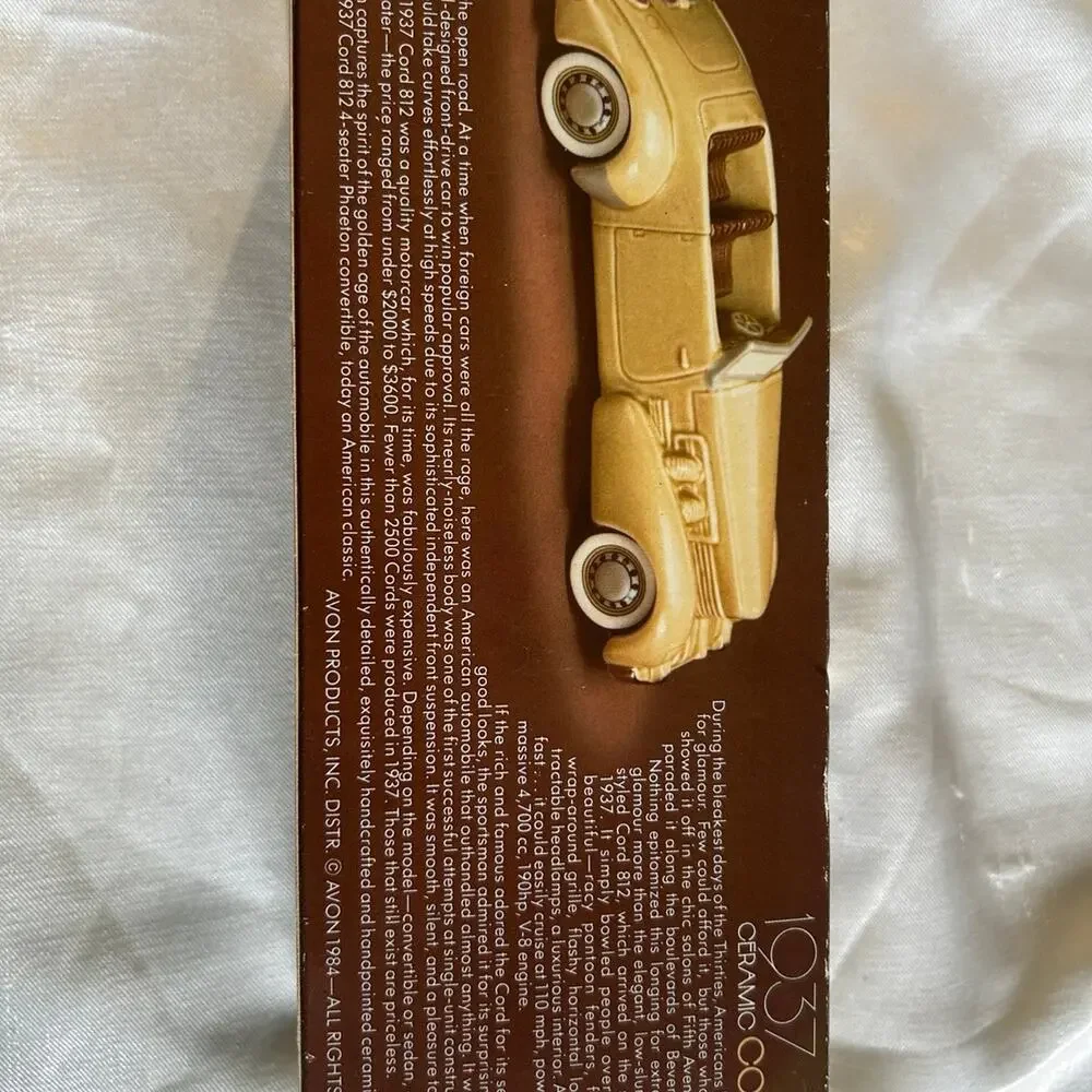 Vintage handcrafted Avon 1937 ceramic ford